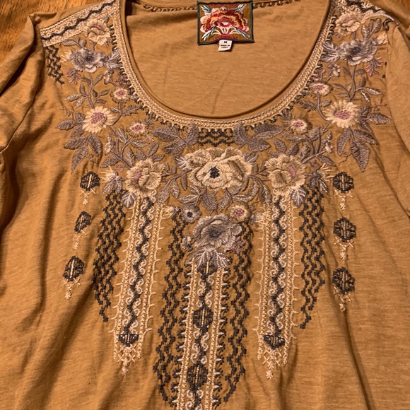 Johnny Was embroidered top - Picture 7 of 14